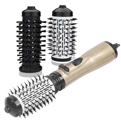 Brosse Chauffante Rotative 2en1 — Lisseur & Boucleur Multifonction