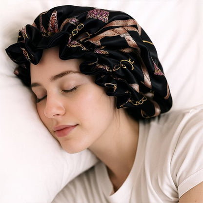 Bonnet en satin 