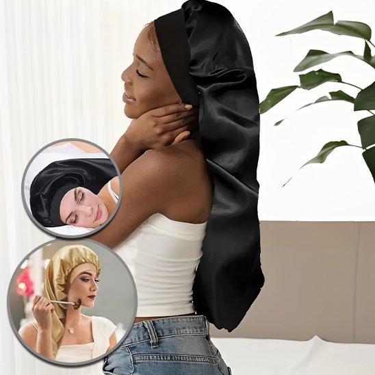 Bonnet en satin
