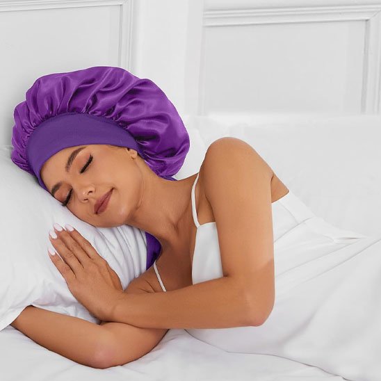 Bonnet en satin