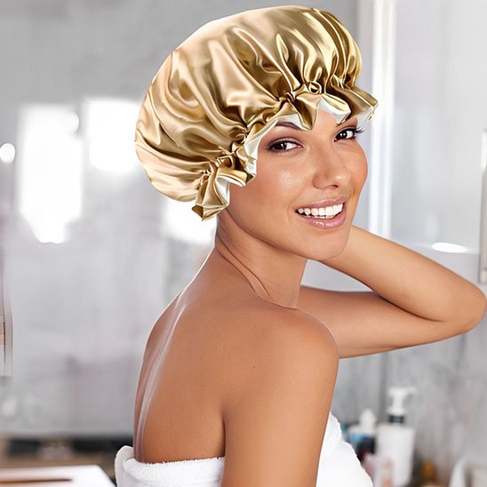 Bonnet en satin