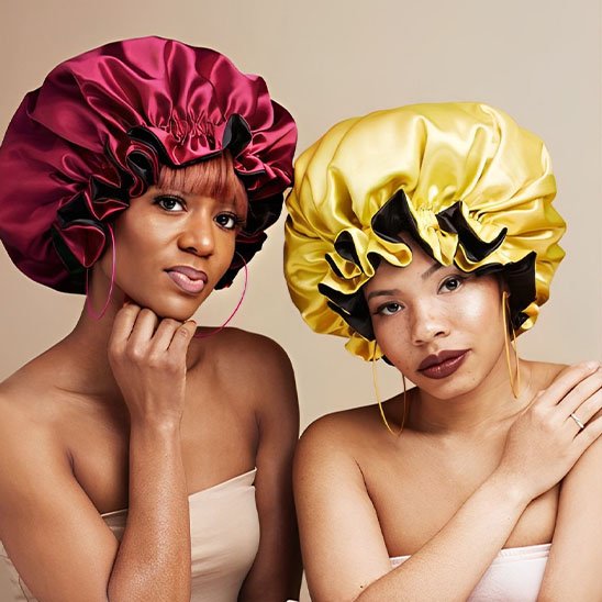 Bonnet en satin