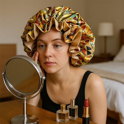Bonnet en satin 