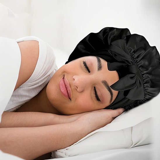 Bonnet en satin
