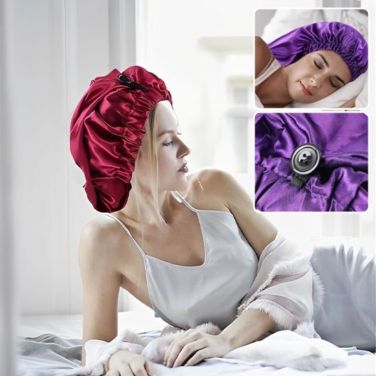 Bonnet en satin