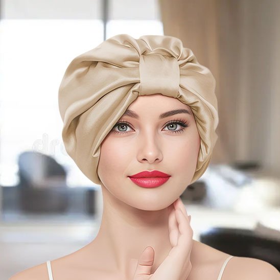 Bonnet en satin