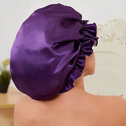 Bonnet en satin 
