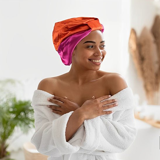 Bonnet en satin