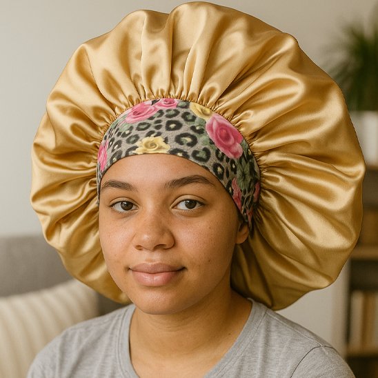 Bonnet en satin 
