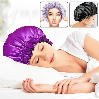 Bonnet en satin 
