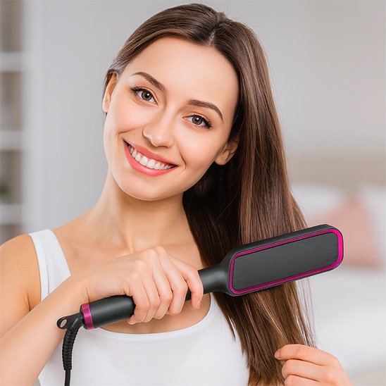 Brosse chauffante 
