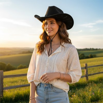 Chapeau cowboy femme 
