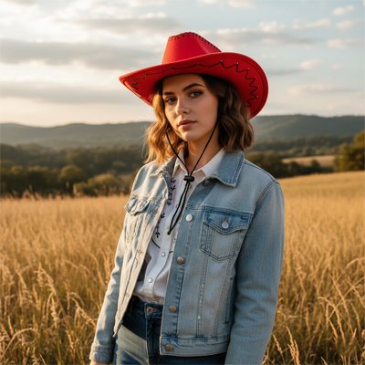Chapeau cowboy femme 