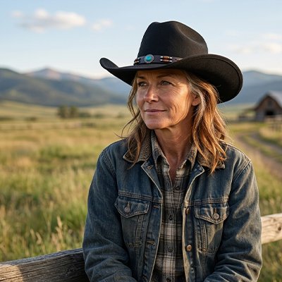 Chapeau cowboy femme