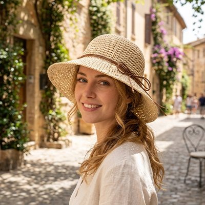 Chapeau de paille femme
