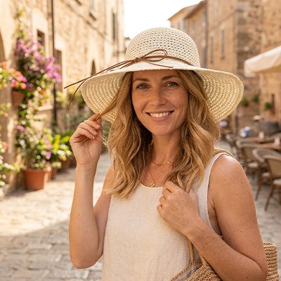 Chapeau de paille femme