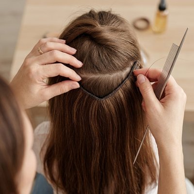 Extension cheveux clip 