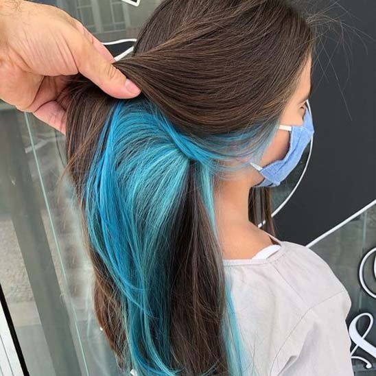 Extension clip cheveux