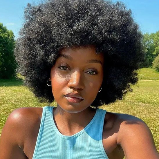 Perruque afro 