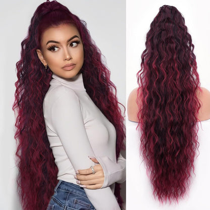 Water Ripple Long Curly Hair