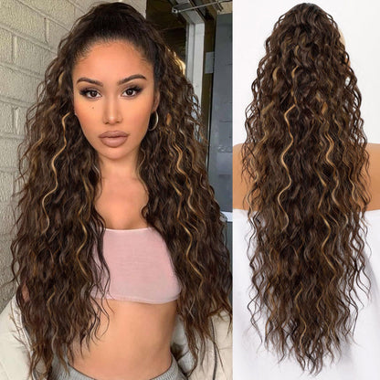 Water Ripple Long Curly Hair
