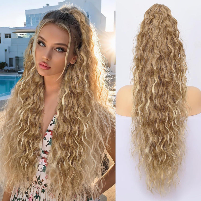 Water Ripple Long Curly Hair