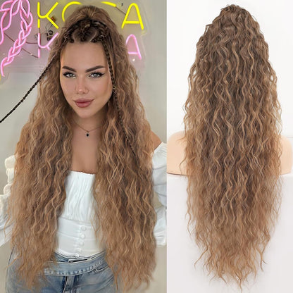 Water Ripple Long Curly Hair