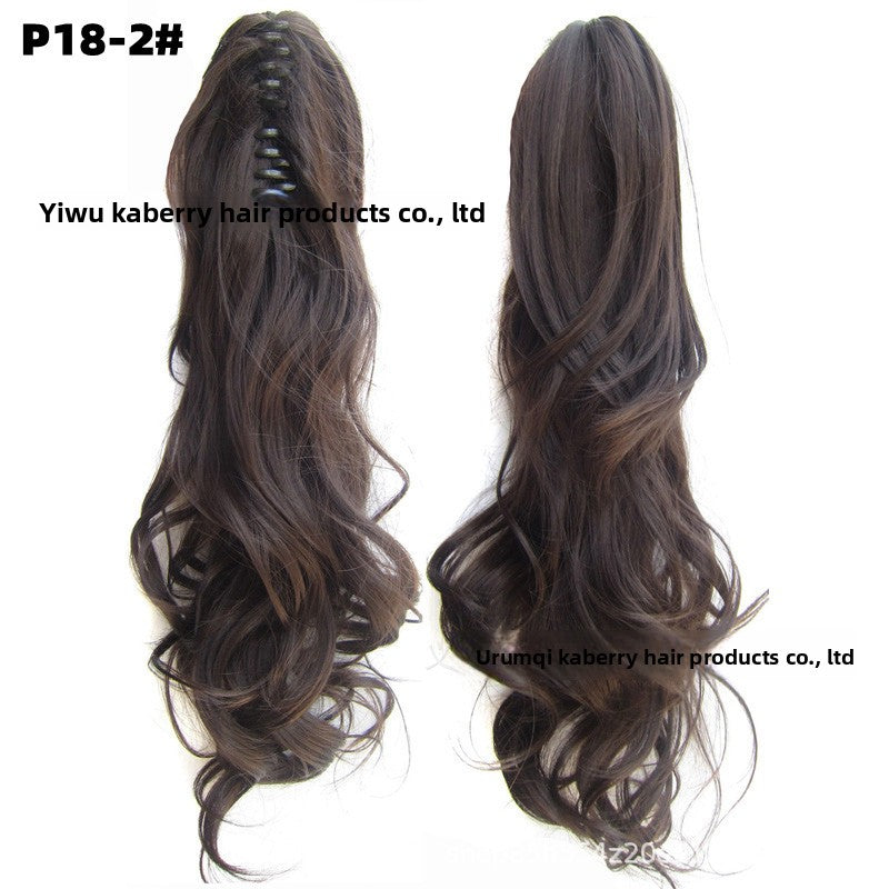 Grab Clip Long Curly Hair Ponytail 