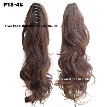 Grab Clip Long Curly Hair Ponytail 