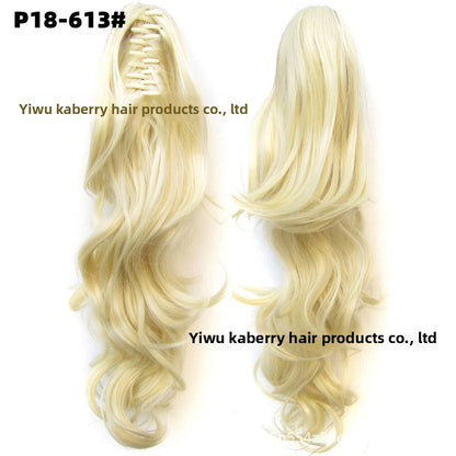 Grab Clip Long Curly Hair Ponytail 