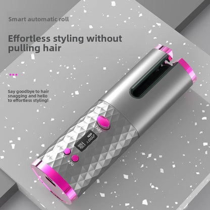 Automatic curling iron temperature and timer settings